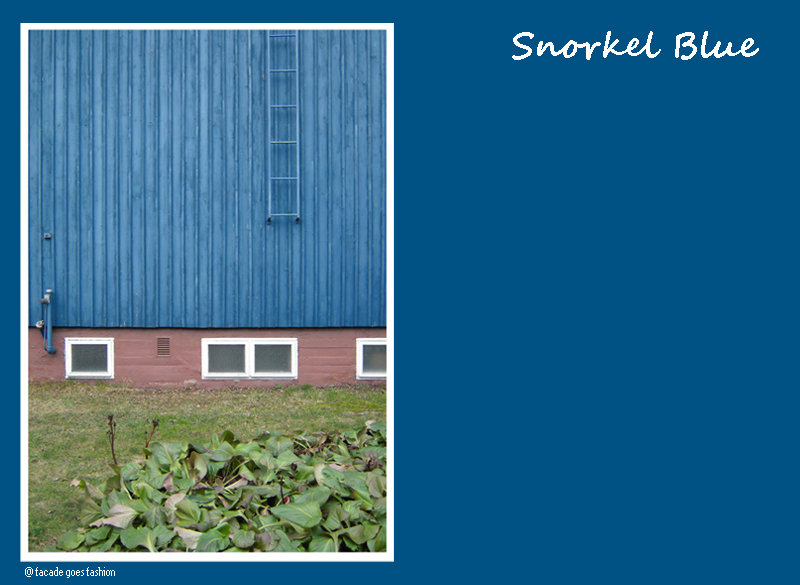 Petrol Blue wooden wall Pantone 2016 Snorkel Blue