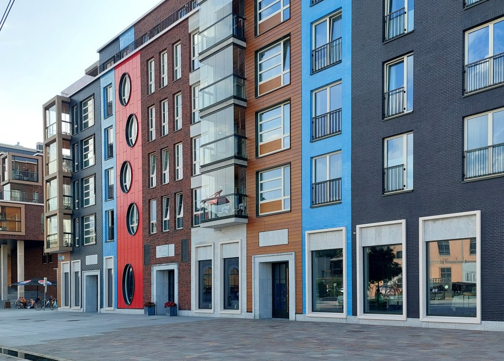 Asuintaloja Noblessnerin alueella Tallinnassa.